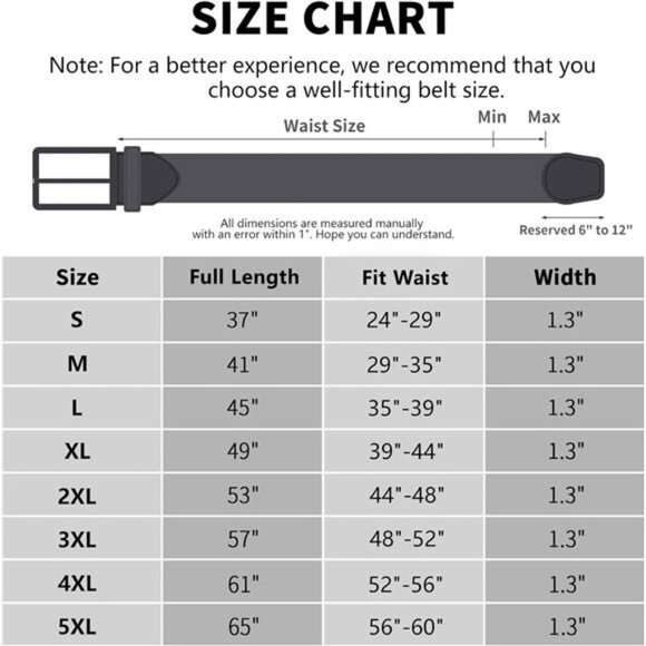 Elastic Braided Stretch Mens Golf Casual Jeans Belts Woven 1 3/8"Nylon WorkBelts - Picture 5 of 7